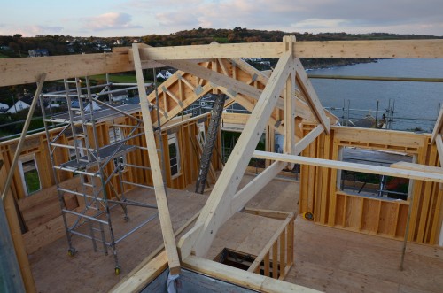 Looking down into the living area - 13 October 2015